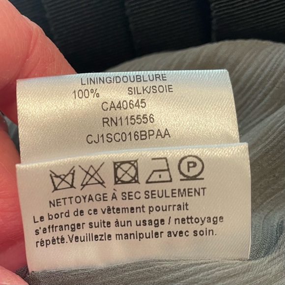 Fabulous Ports 1961 Layered Ruffle Black Mesh Silver Long Jacket Light Coat Rare - Picture 9 of 10